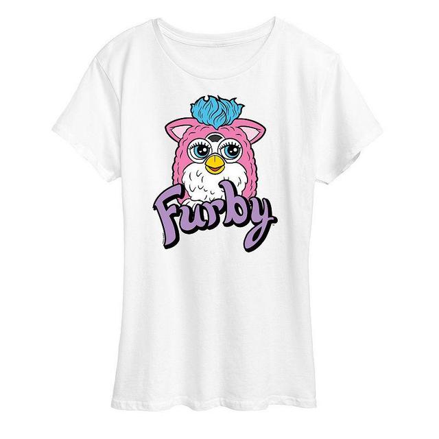 Womens Furby With Logo Graphic Tee Product Image