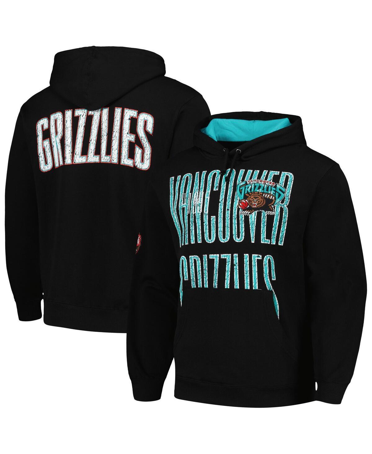 Mitchell & Ness Mens Black Vancouver Grizzlies Hardwood Classics Og 2.0 Pullover Hoodie Product Image