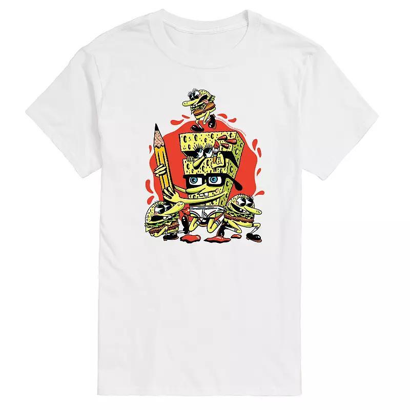 Mens SpongeBob SquarePants Graphic Tee Product Image