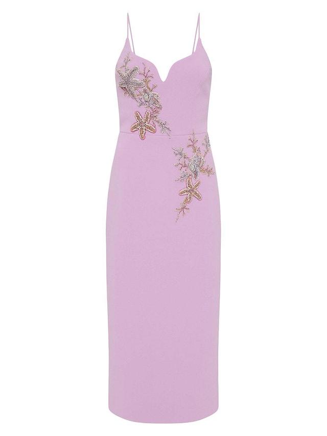 Womens Chantara Starfish Appliqu Midi-Dress Product Image