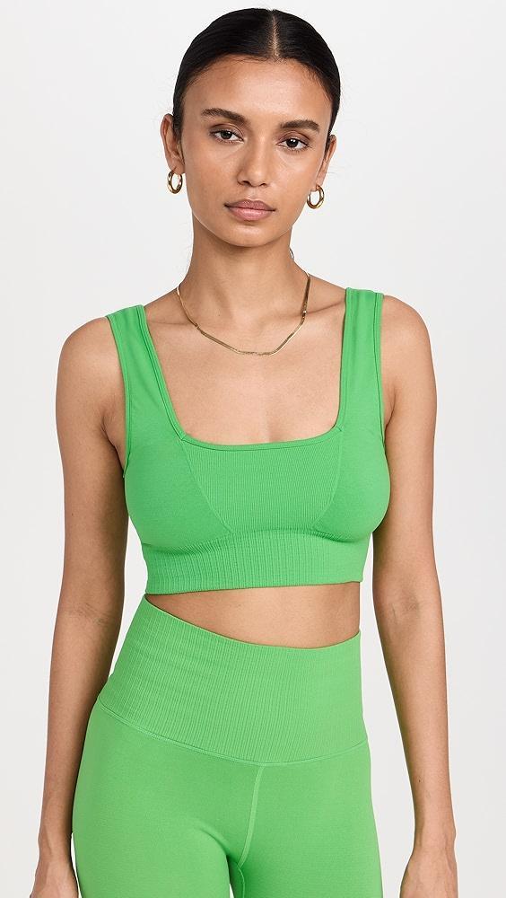 FP Movement Square Neck Good Karma Bra | Shopbop Product Image