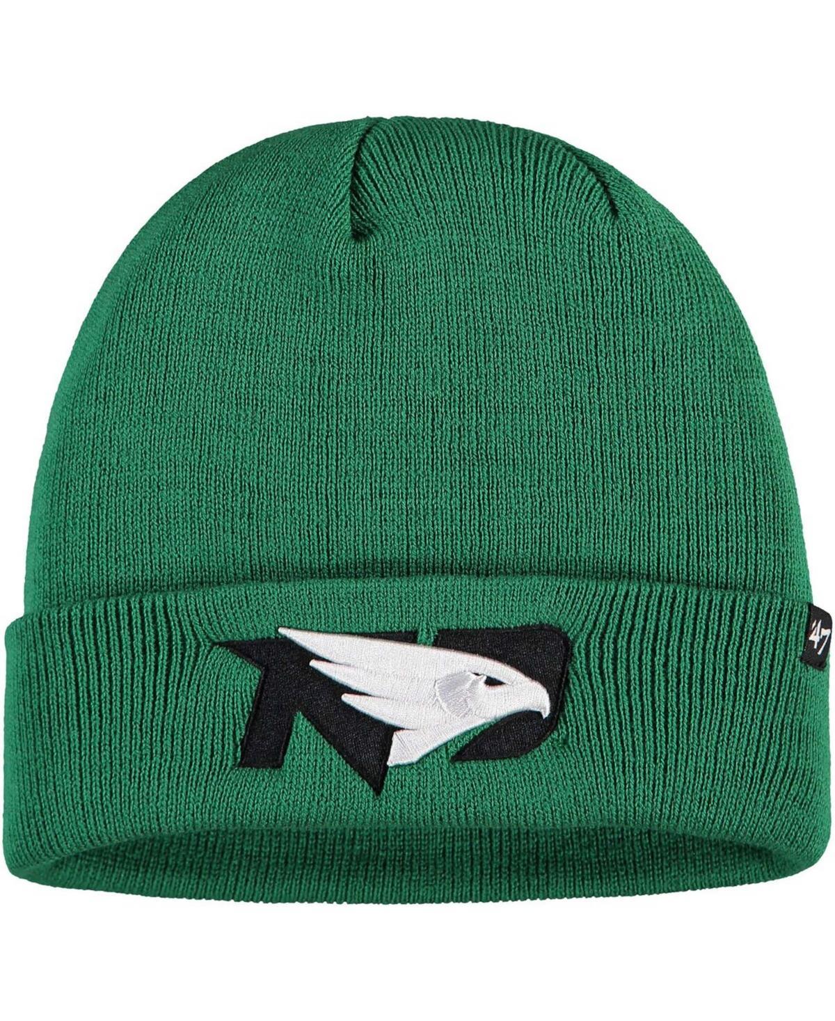 Mens Kelly Green North Dakota Raised Cuffed Knit Hat Product Image