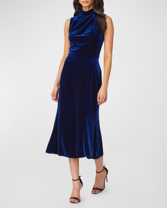 Audrey Sleeveless Velvet Dress Product Image