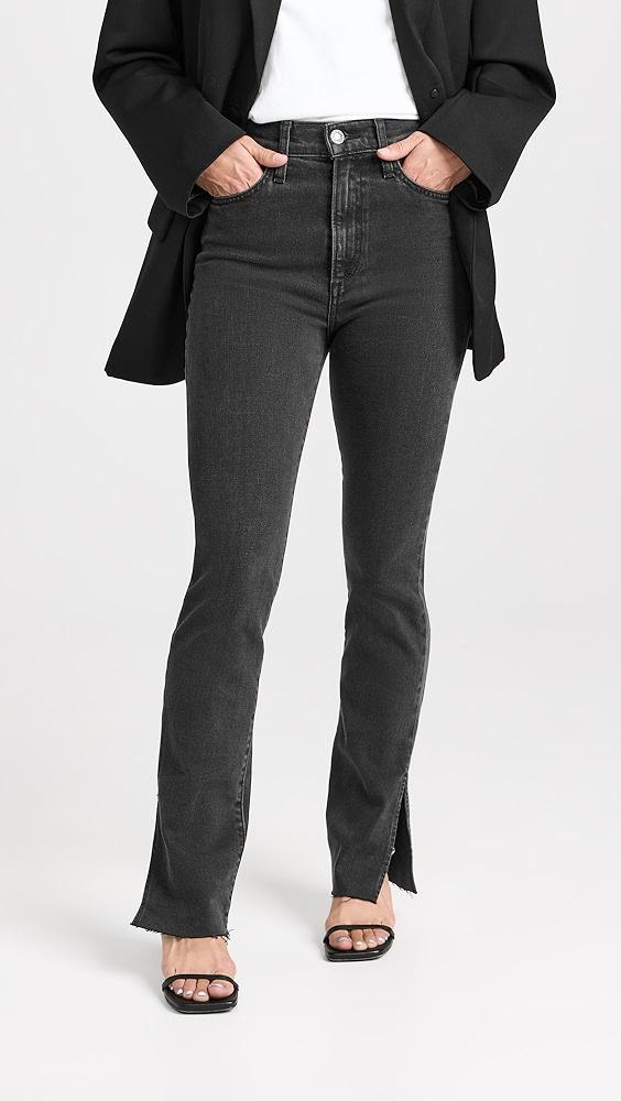 Favorite Daughter Petite Valentina Shortie Jeans | Shopbop Product Image