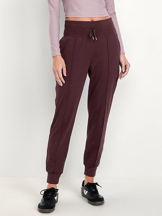 High-Waisted PowerSoft Seamed Joggers Product Image