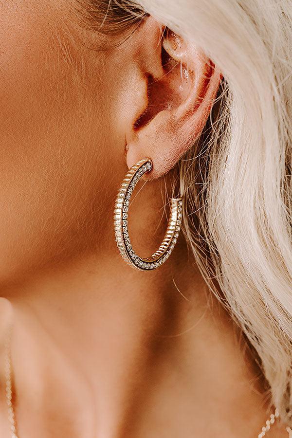 Enchanting Evening Hoop Earrings Product Image