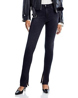 Womens Mari Extended High-Rise Slim-Straight Jeans Product Image