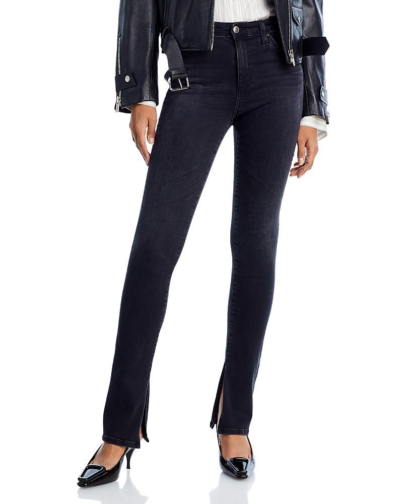 Womens Mari Extended High-Rise Slim-Straight Jeans Product Image