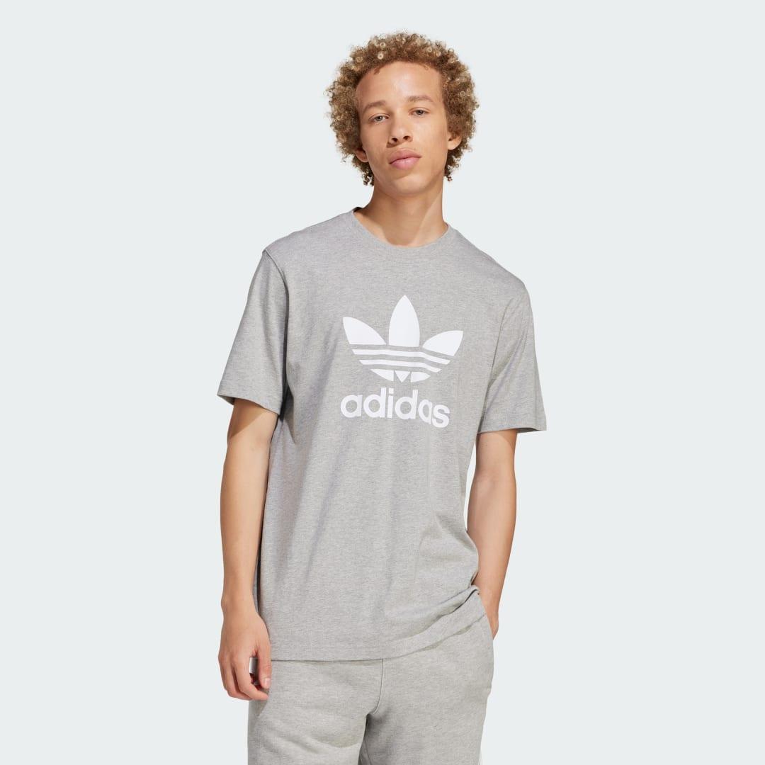 adidas Adicolor Trefoil Tee Blue Bird XL Mens Product Image