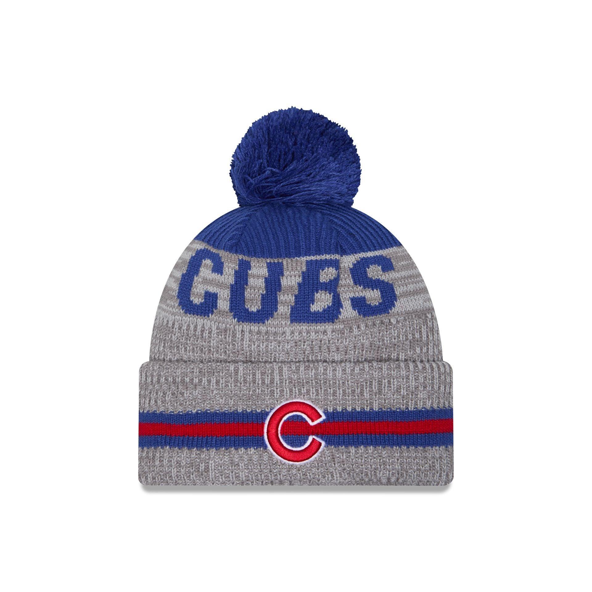 Chicago Cubs Runner Pom Knit Hat Male Product Image