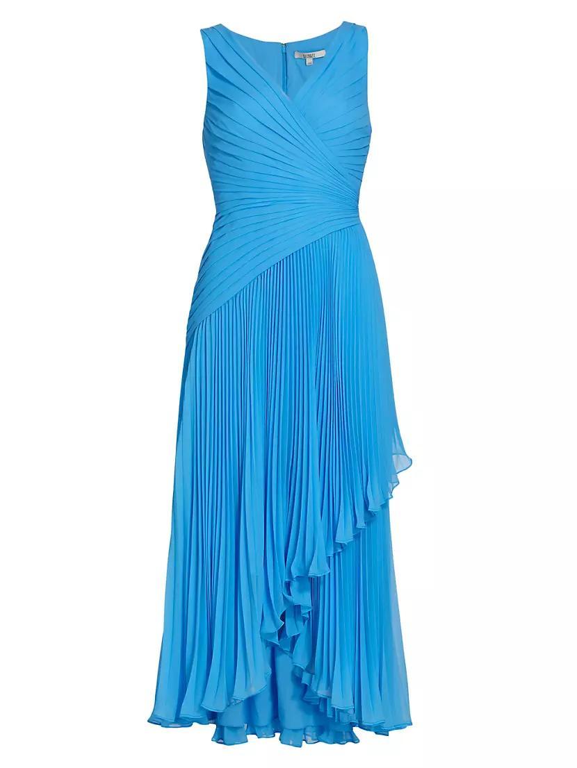 Pleated Tulip Midi-Dress Product Image