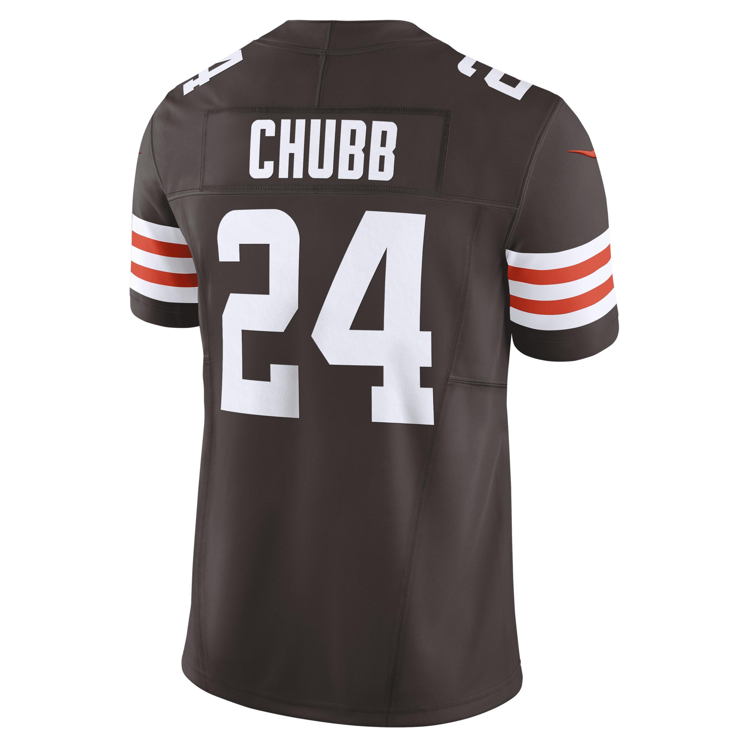 Mens Nike Nick Chubb Cleveland s Vapor F.U.S.E. Limited Jersey Product Image