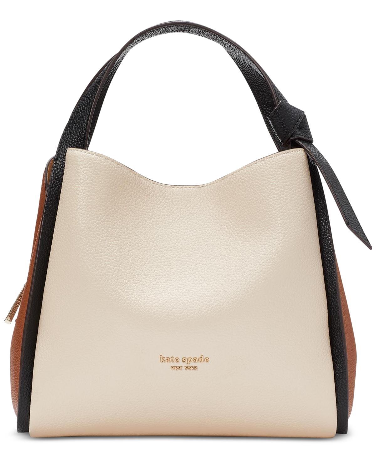 kate spade new york knott large colorblock leather handbag Product Image