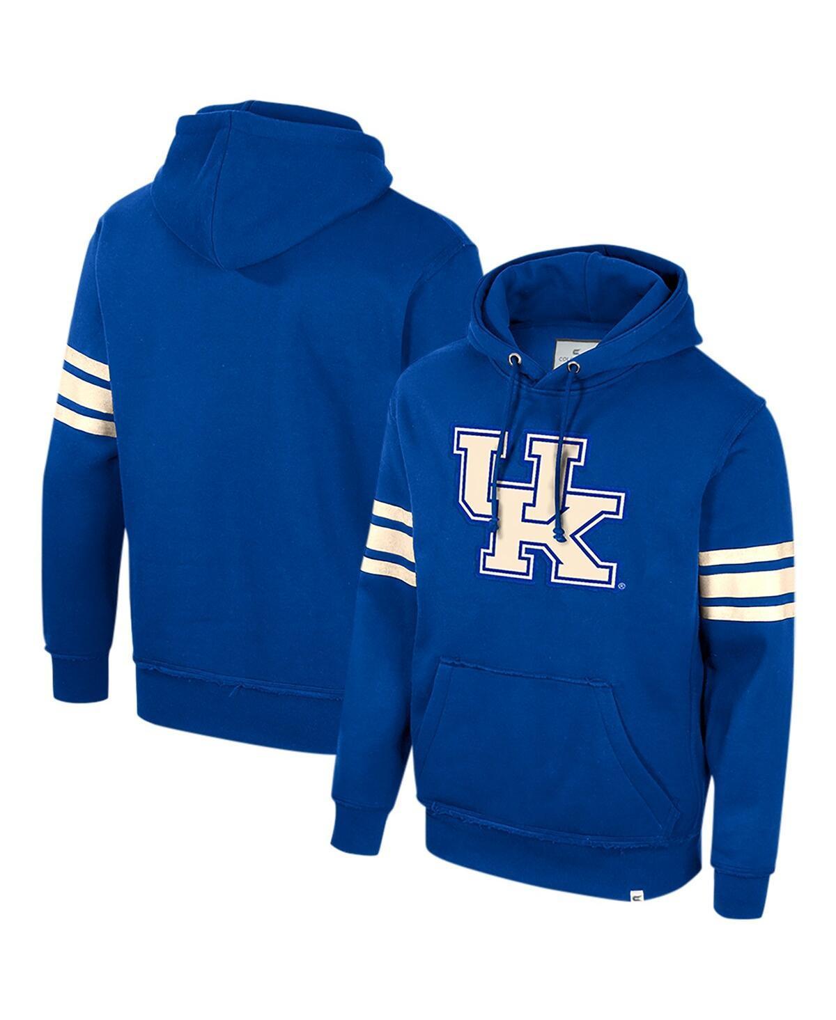 Mens Colosseum Royal Kentucky Wildcats Saluting Pullover Hoodie Product Image