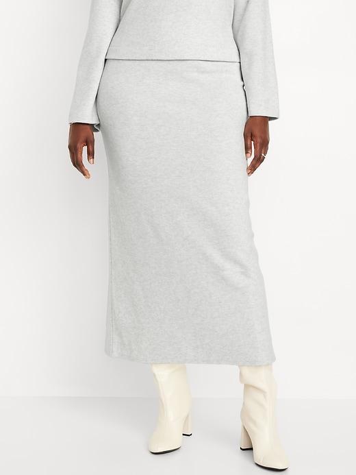 Cozy Maxi Column Skirt Product Image