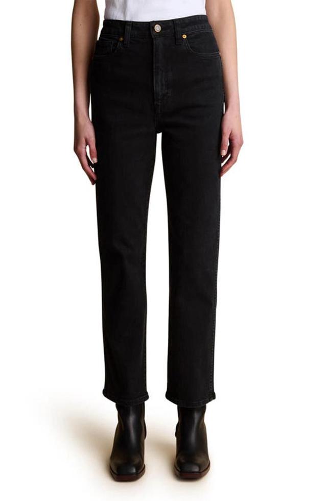 Abigail Cropped High-rise Straight-leg Jeans In Prescott Product Image