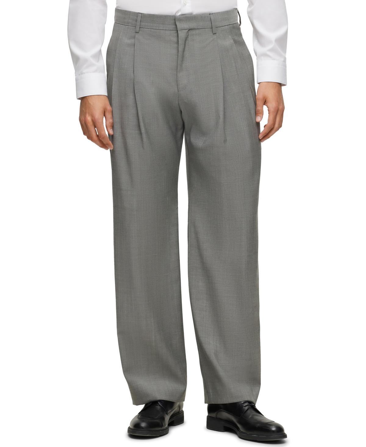 Boss by Hugo Boss Mens Relaxed-Fit Trousers Product Image