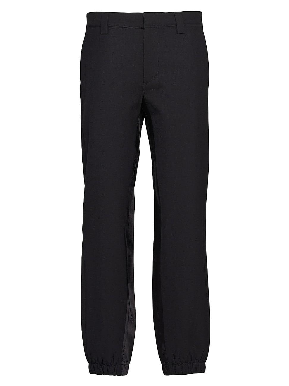 Mens Pleated Gabardine Pants Product Image