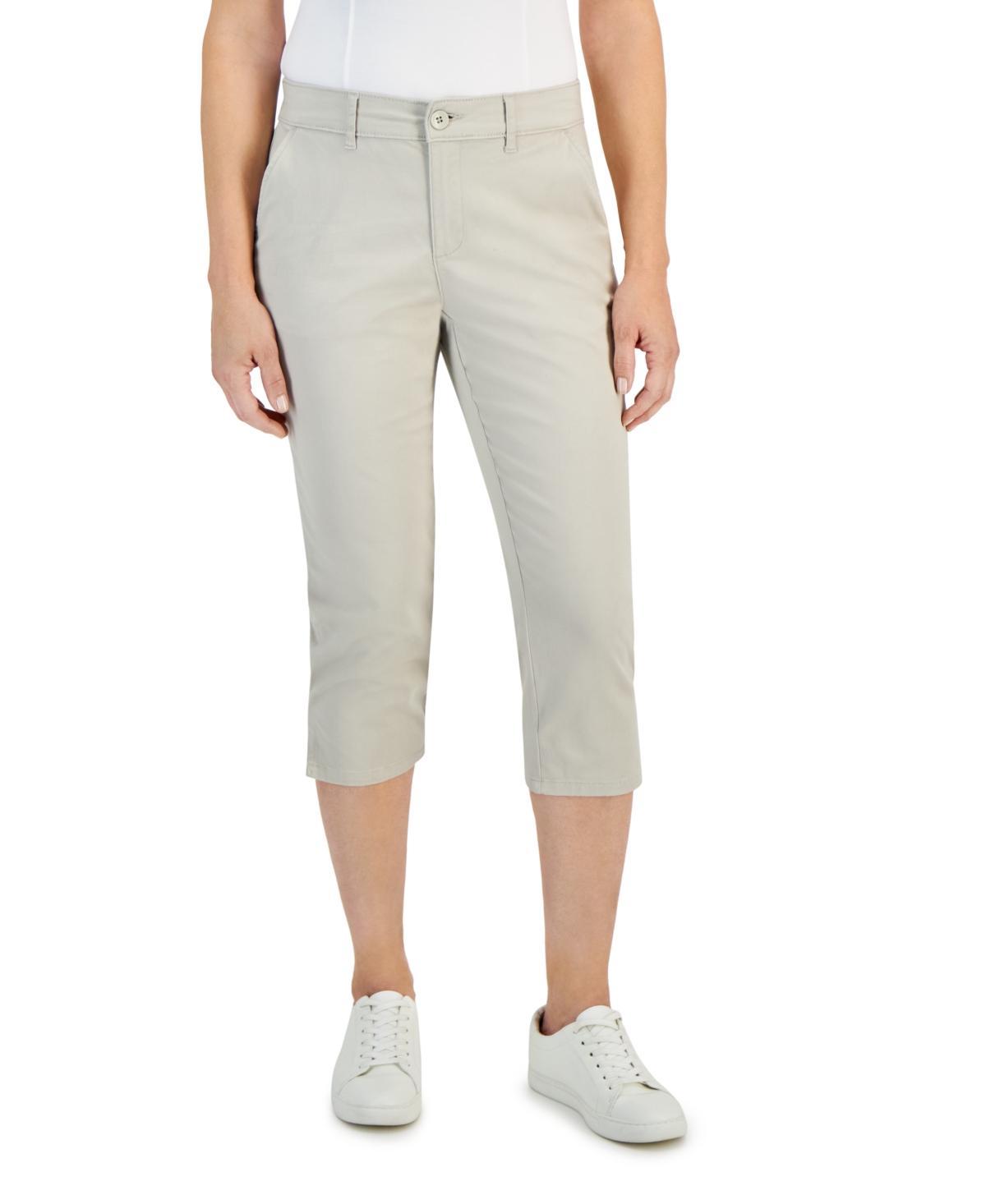 Style & Co Womens Mid-Rise Comfort Waist Capri Pants, 2-24W, Created for Macys Product Image