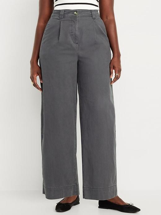 Extra High-Waisted Barrel Wide-Leg Pants Product Image