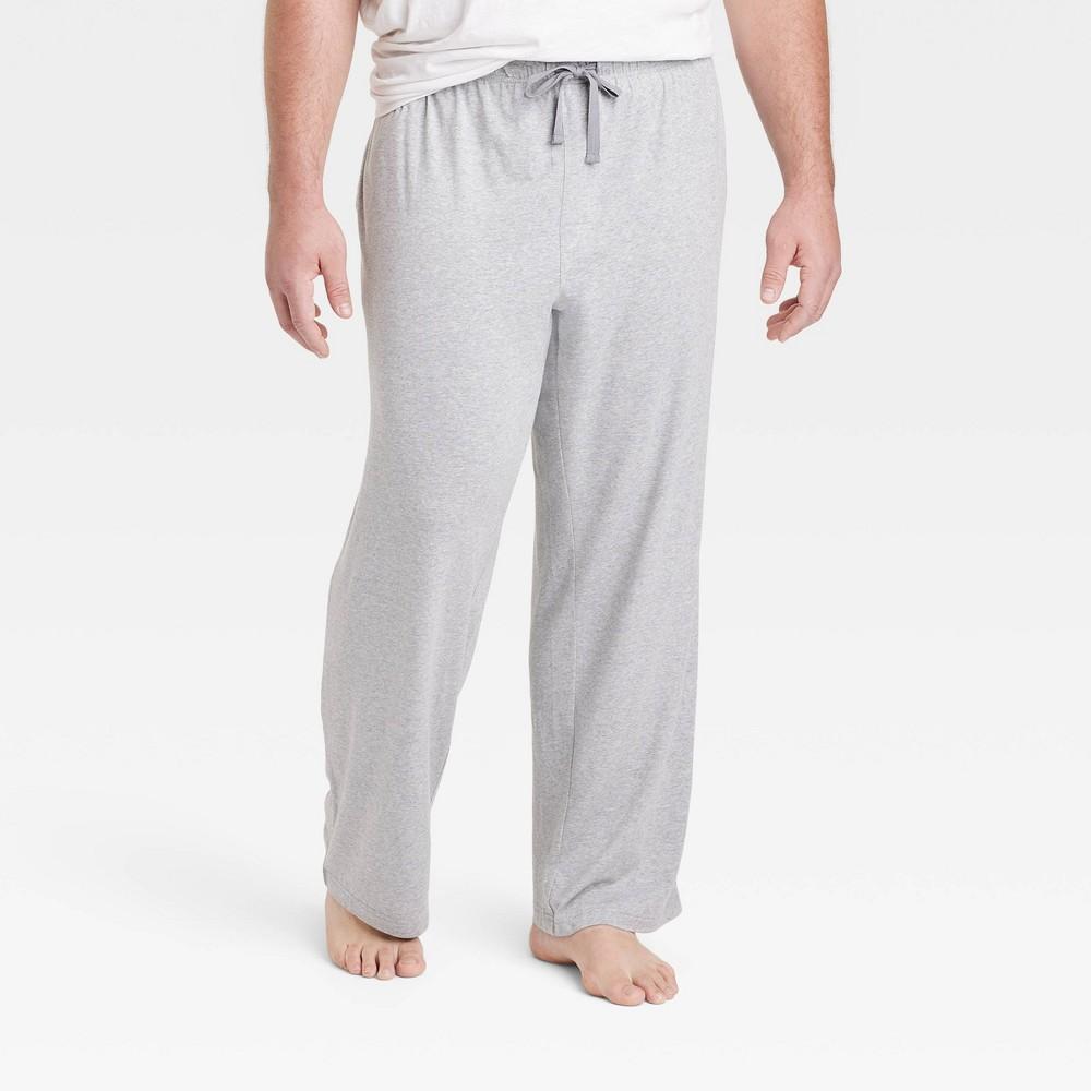 Men's Cotton Modal Knit Pajama Pants - Goodfellow & Co™ Heathered Gray XL Product Image