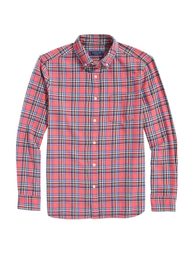 Mens Twill Plaid Shirt Product Image