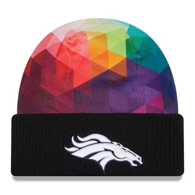 Mens New Era Black Denver Broncos 2023 Nfl Crucial Catch Cuffed Knit Hat Product Image