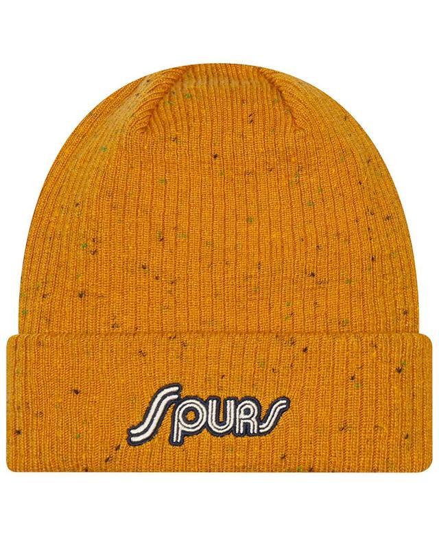 Mens New Era Orange Tottenham Hotspur Retro Cuffed Knit Hat Product Image