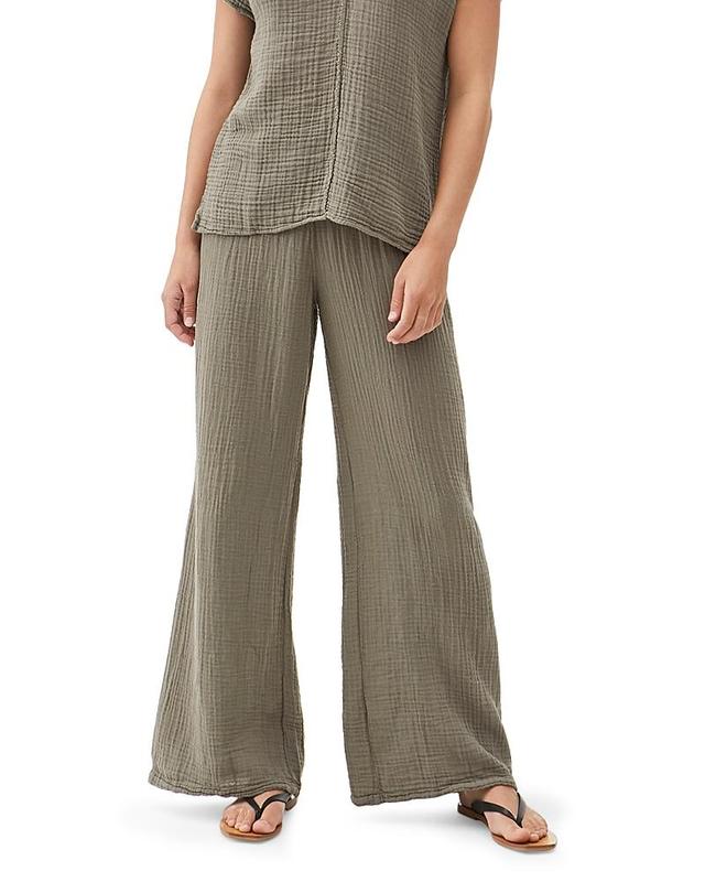 Michael Stars Susie Smocked Waist Pant (Water) Women's Dress Pants Product Image