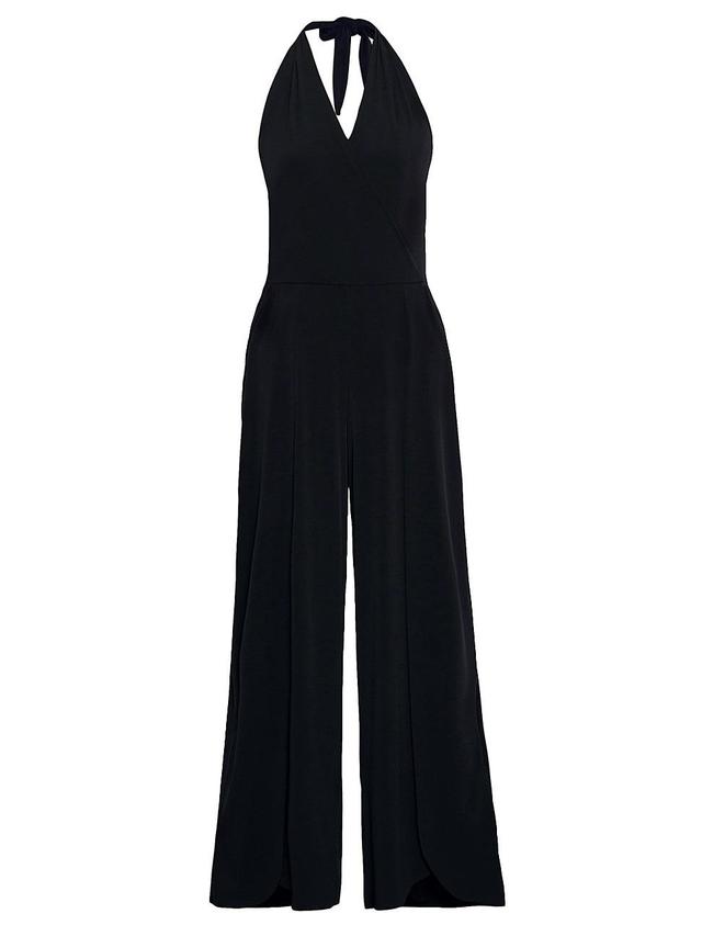 Womens Halter Cover-Up Jumpsuit Product Image