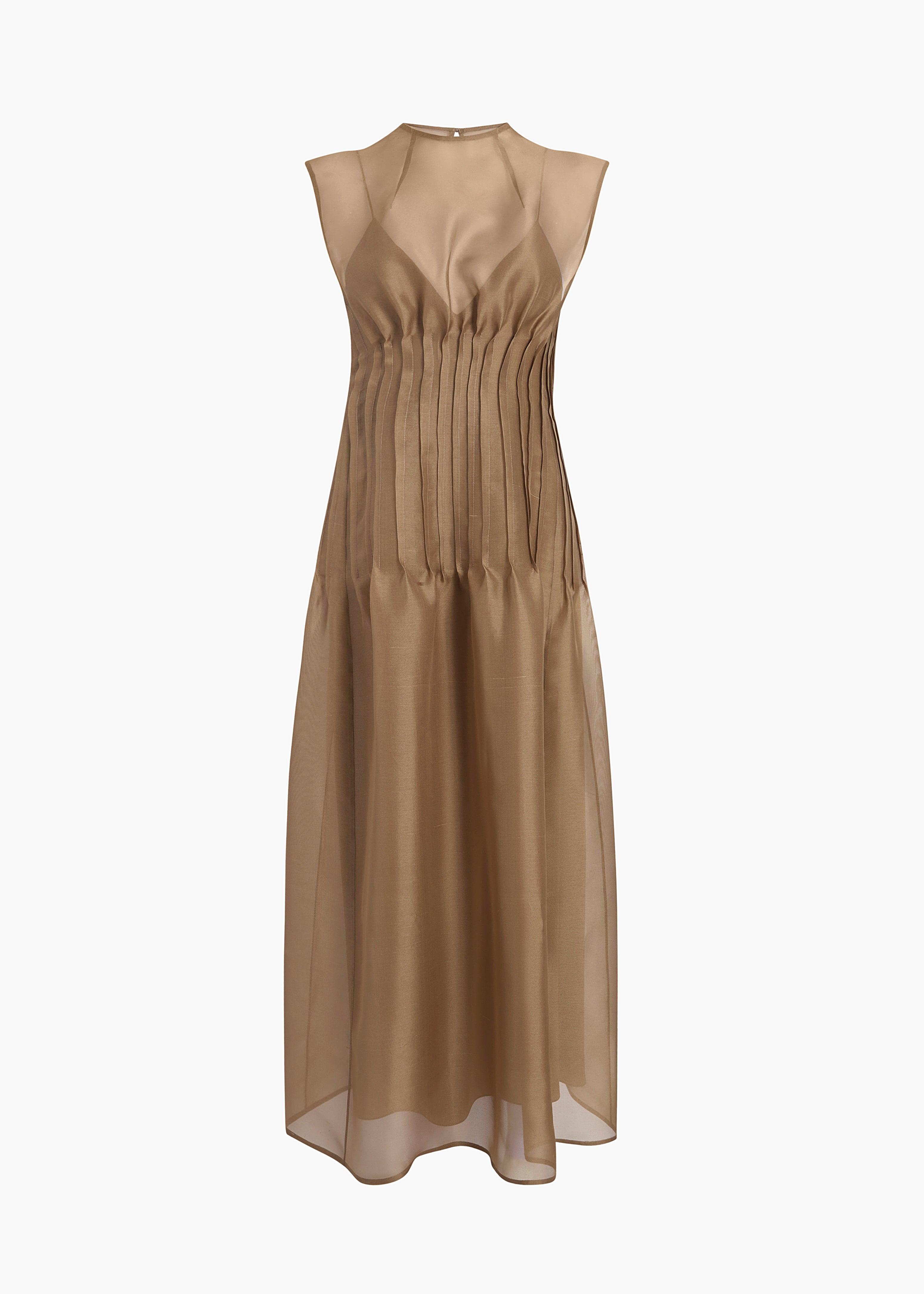 Wes Dress in Toffee Product Image