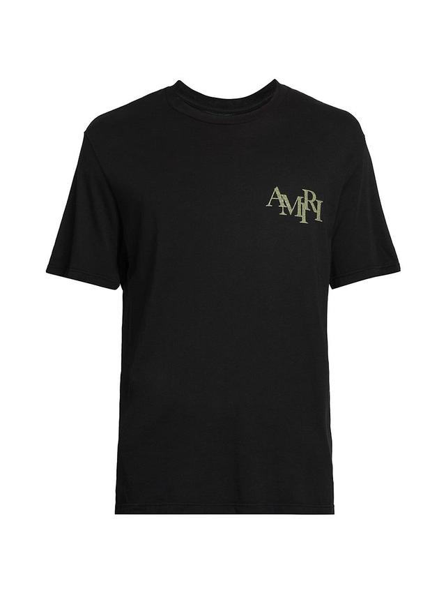 Mens Crystal Champagne Logo T-Shirt Product Image