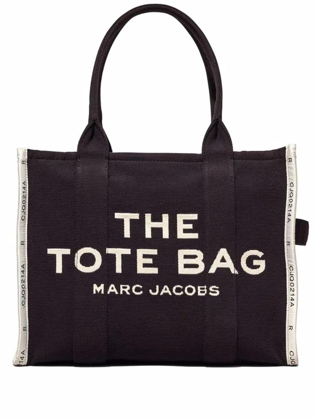 MARC JACOBS Women's The Jacquard Large Tote Bag In Black Product Image