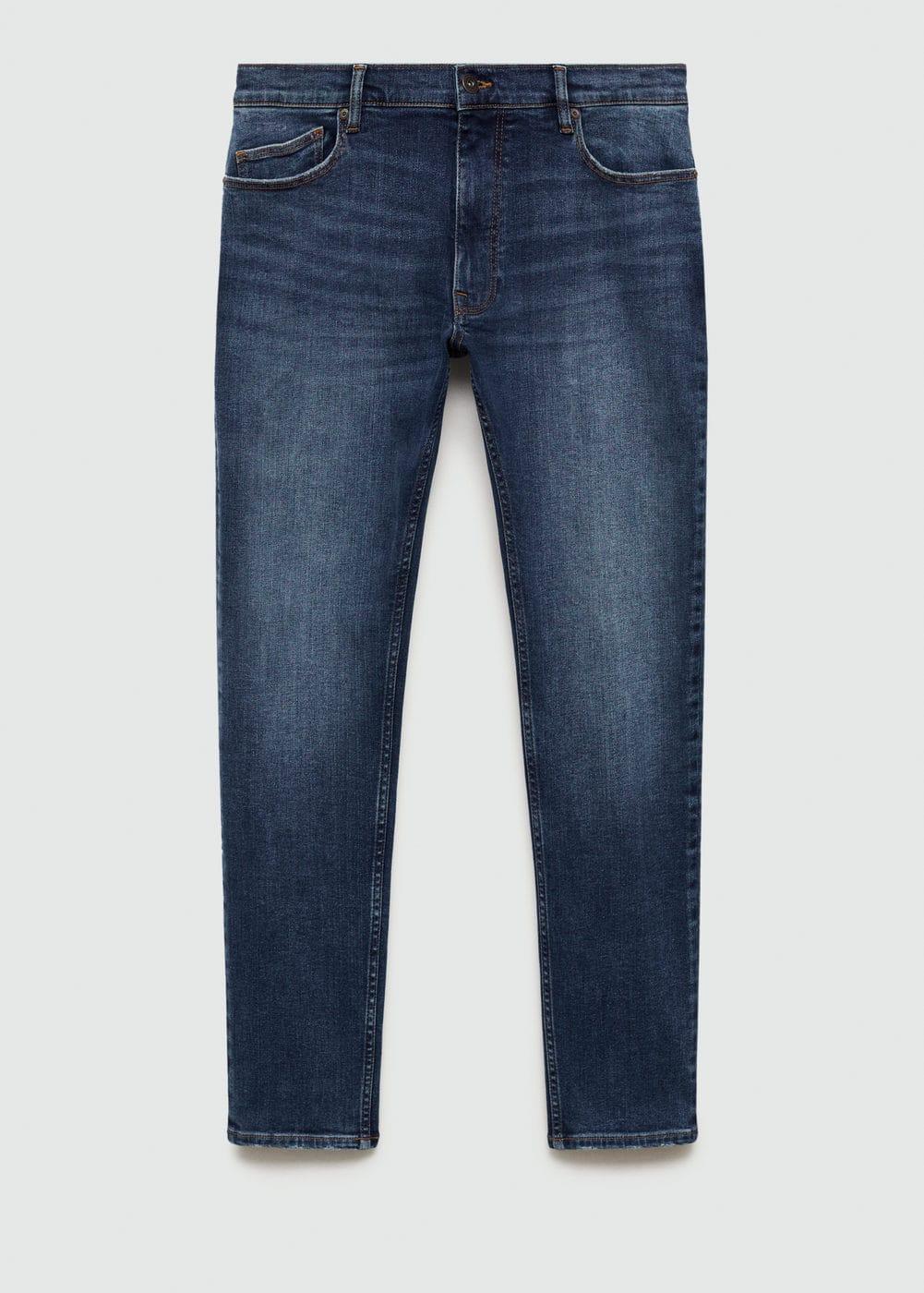 MANGO MAN - Jude skinny-fit jeans dark blueMen Product Image