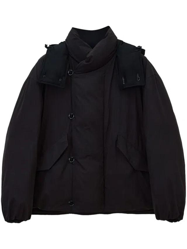 Hooded Puffer Jacket In Brown Product Image