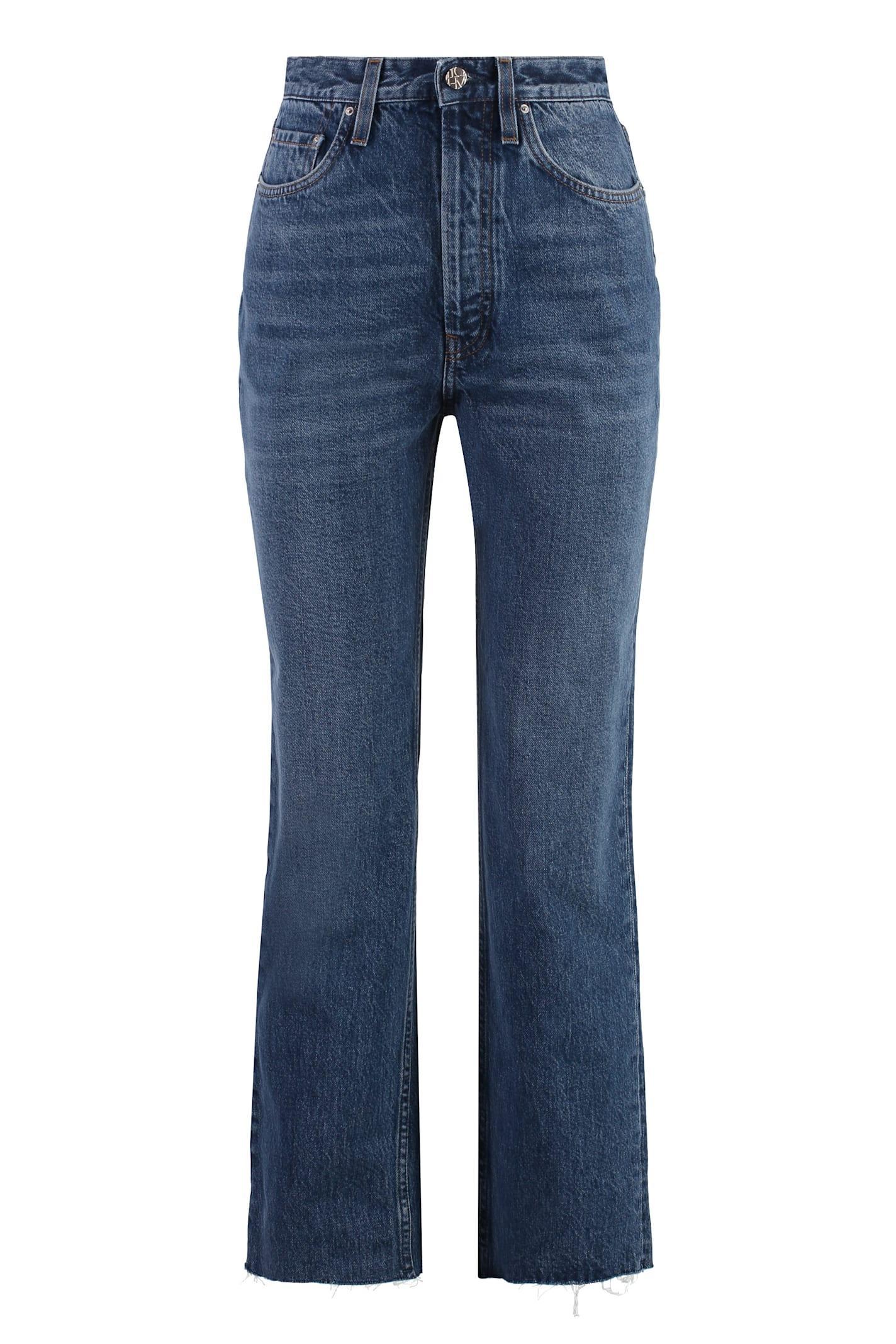 5-pocket Straight-leg Jeans In Denim Product Image