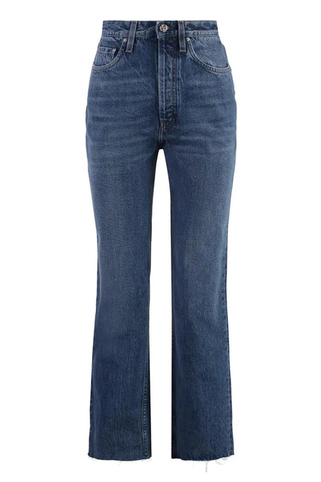 5-pocket Straight-leg Jeans In Denim Product Image