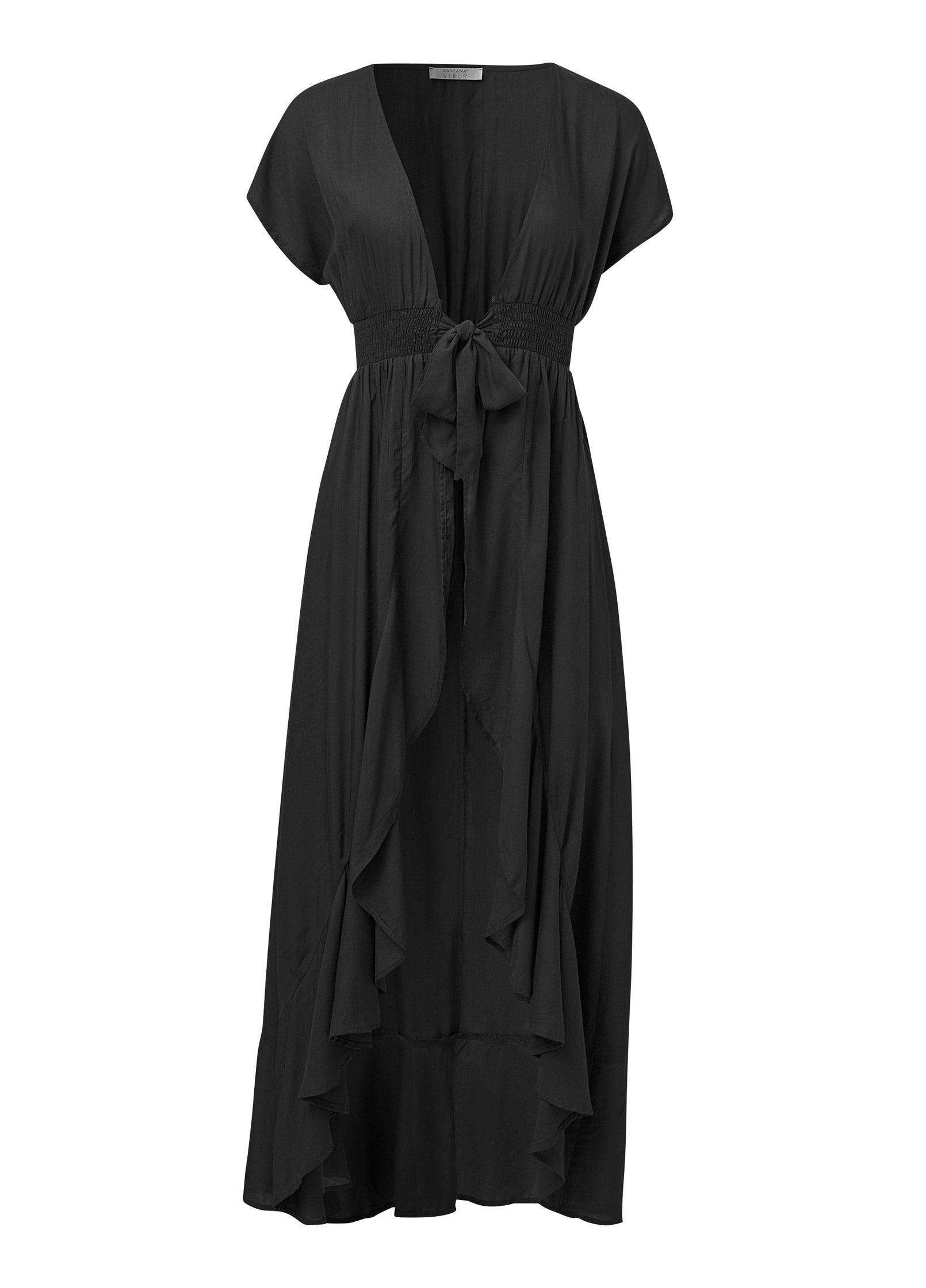 Open Cover-Up Dress - Black Beauty Product Image