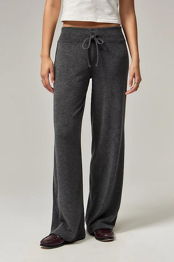 Urban Outfitters UO Kali Rib Straight-Leg Jogger Sweatpant Womens at Urban Outfitters product image