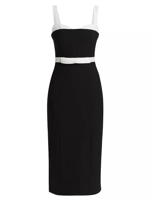 Womens Maia Sweetheart Belted Midi-Dress Product Image