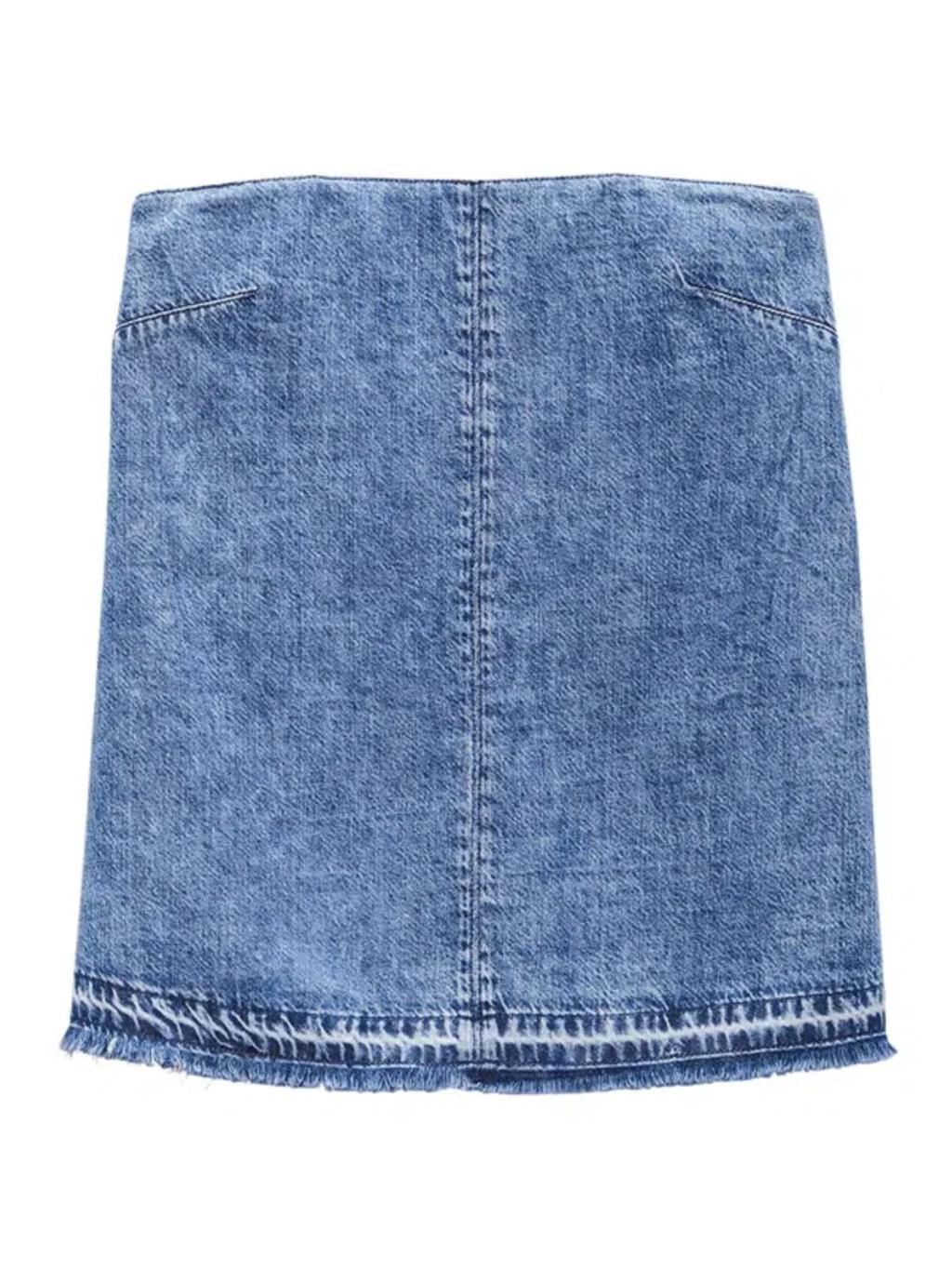 Aurora Featherweight Strapless Denim Top In Delmar Product Image