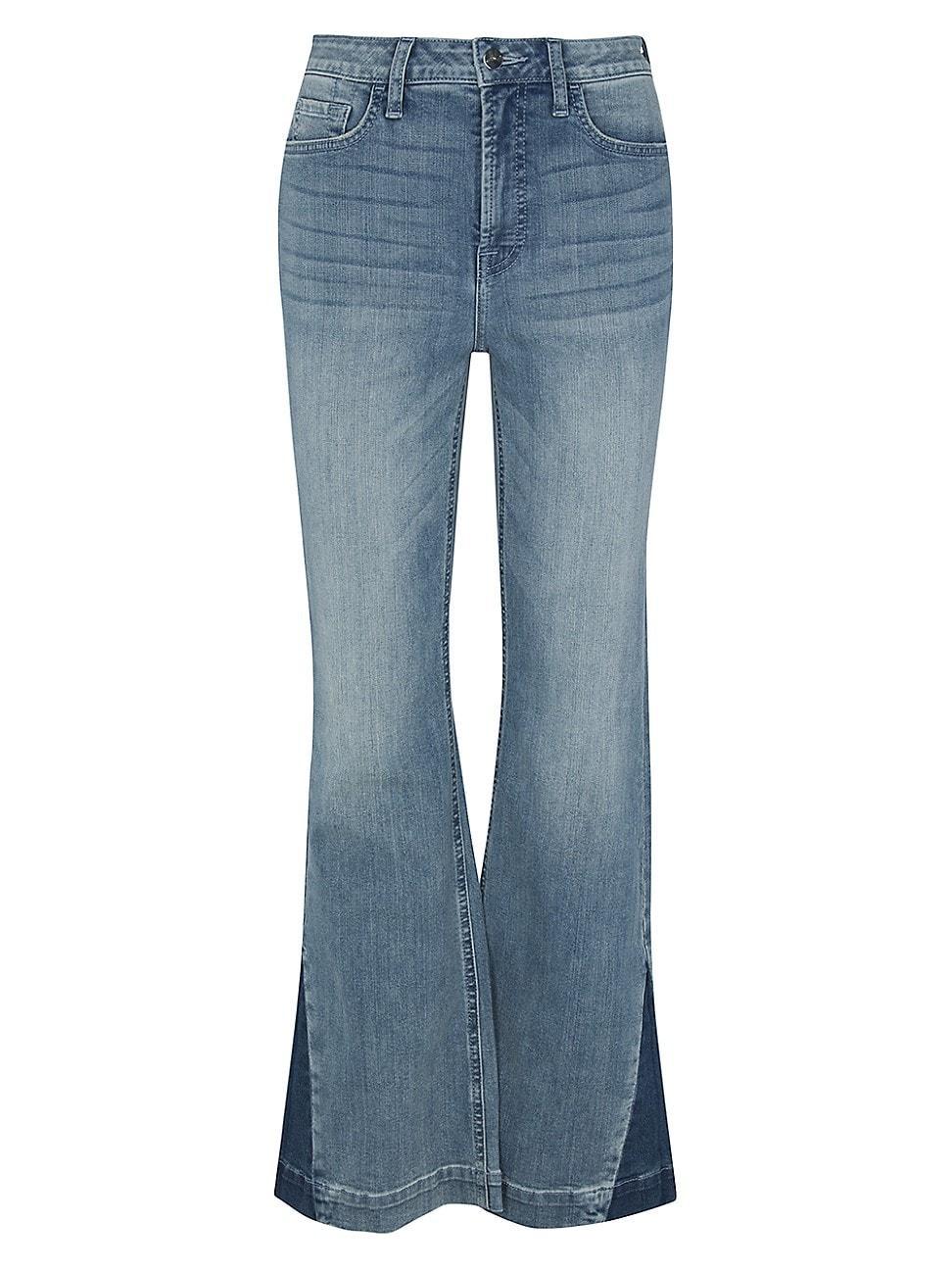 Womens Outer Seam Mid-Rise Jeans Product Image