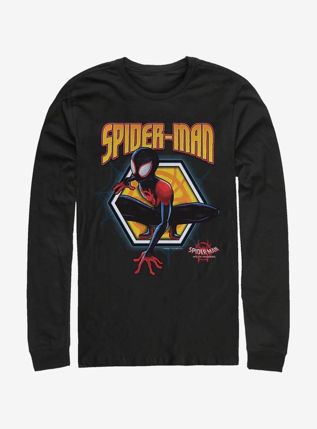 Marvel Spider-Man Golden Miles Long-Sleeve T-Shirt Product Image