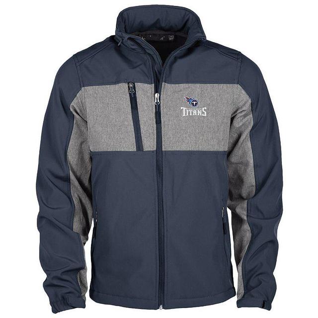 Mens Dunbrooke Tennessee Titans Circle Zephyr Softshell Full-Zip Jacket Blue Product Image