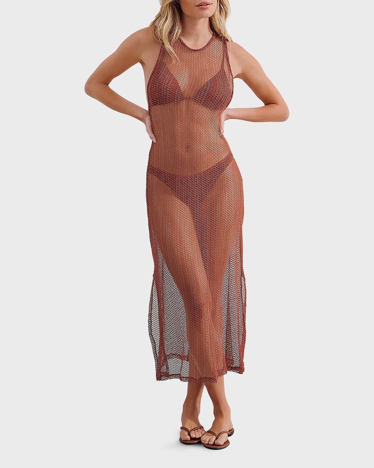 Womens Twist Sheer Cover-Up Product Image