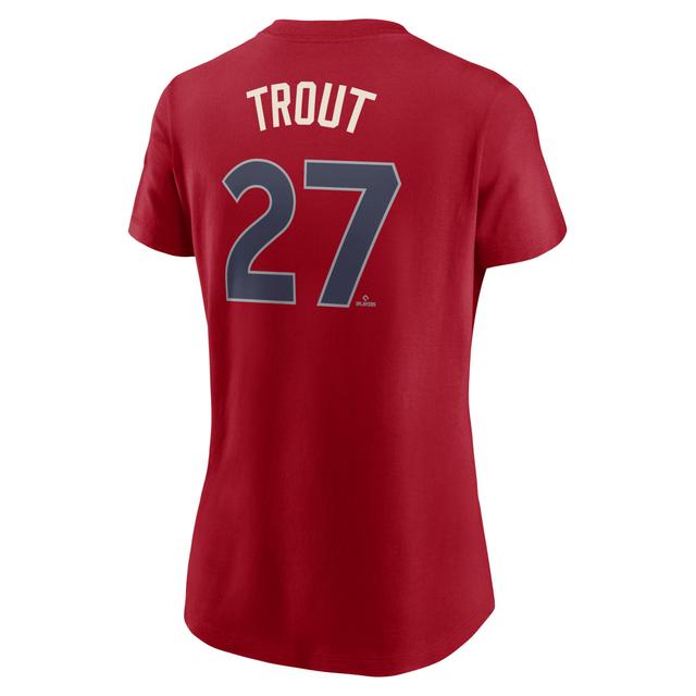 Mike Trout Los Angeles Angels City Connect Fuse Nike Women's MLB T-Shirt Product Image