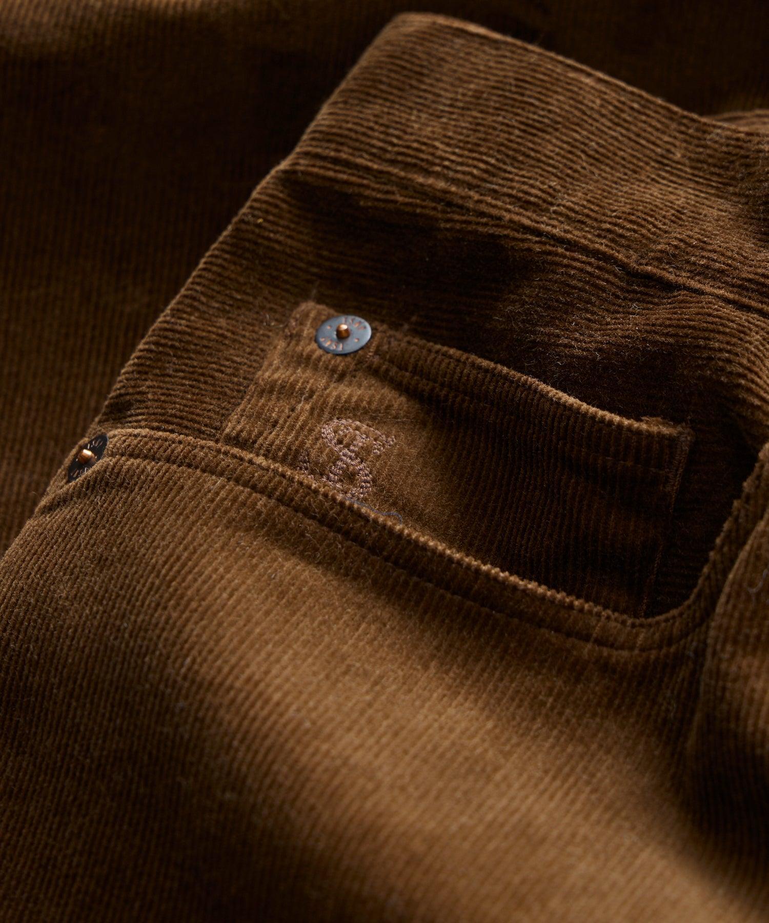 Vintage Straight Fit 5-Pocket Corduroy Pant in Glazed Pecan Product Image