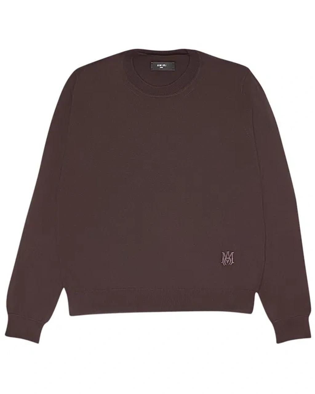 Ma Logo-embroidered Sweatshirt In Braun Product Image