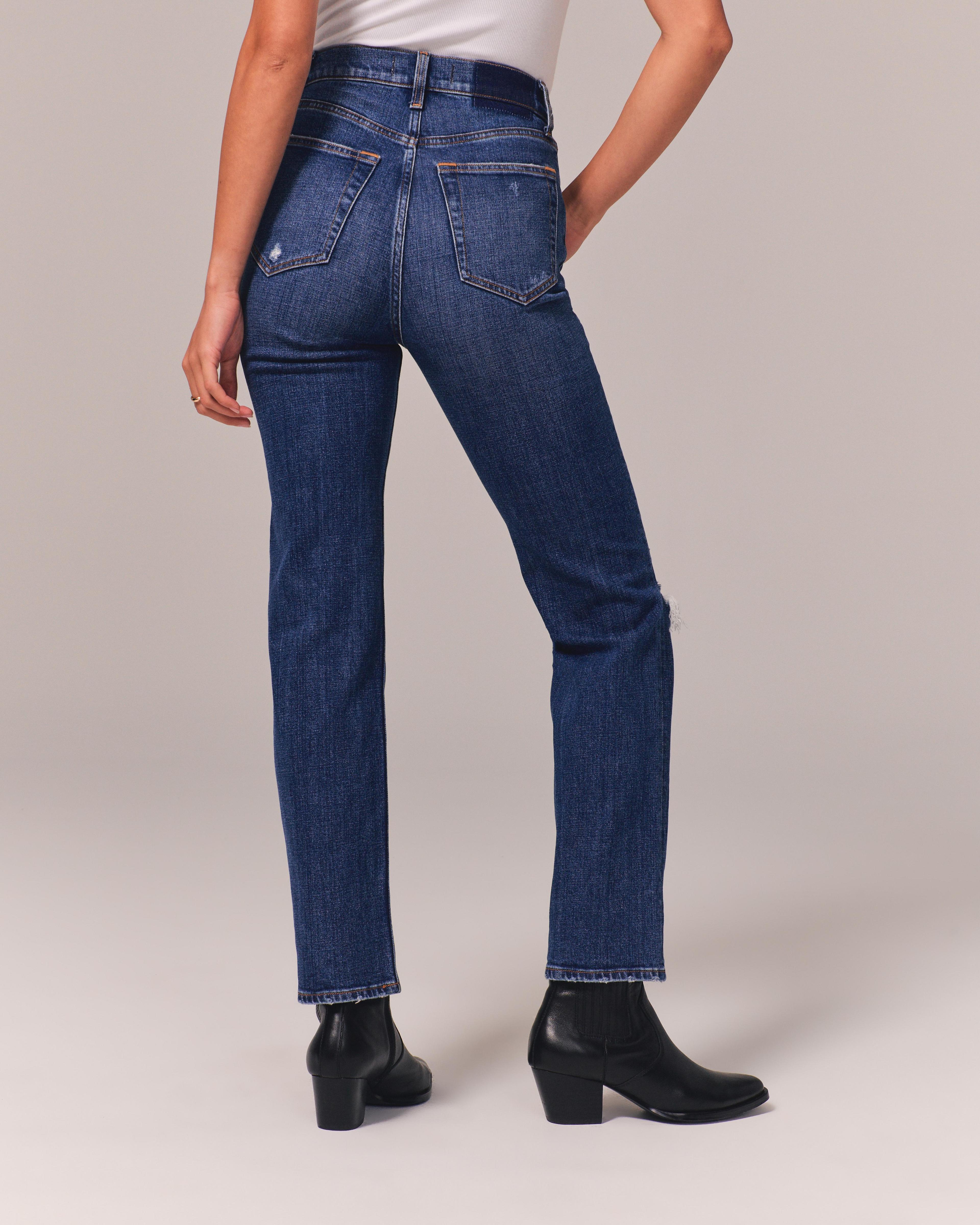 Ultra High Rise Ankle Straight Jean Product Image