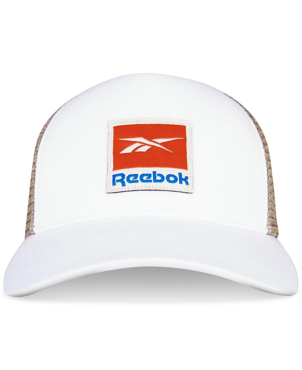 Reebok Mens Embroidered Logo Patch Snapback Trucker Hat Product Image